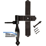 T�rkreuzband Klam 2376, Schenkel 140 x 240 mm, Eisen verzinkt, alt geb�rstet