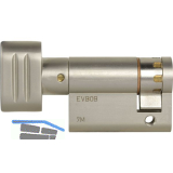 WINKHAUS Knaufhalbzylinder MS00/Z1 35 mm Messing vernickelt matt