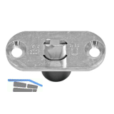 WILKA Schnappriegel 4686, Stulp 24 x 54 mm, Stahl verzinkt