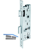 WILKA Rohrrahmenschloss 638N Flachstulp mit Falle und Riegel, DM 35mm, Edelstahl