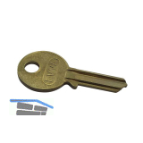 Zylinderschl�ssel-Rohling EVVA, Type K-0 mittel, kleines Profil