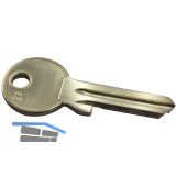 Zylinderschl�ssel-Rohling DORMAKABA, Normalprofil, Type Profil 1, gro�es Profil