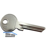 Zylinderschl�ssel-Rohling WINKHAUS, Normalprofil T0(9�../�..9), Type Profil 1.1