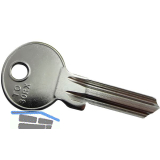 Zylinderschl�ssel-Rohling WINKHAUS, Normalprofil 13/5H o. Pr�gung(9�9), Type 1.3