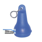 Hotelschl�sselanh�nger - birnenf�rmig blau