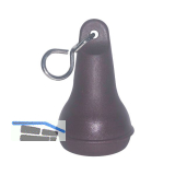 Hotelschl�sselanh�nger - birnenf�rmig braun