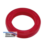 Kennring rund, f�r Zylinderschl�ssel � 24 mm, Kunststoff rot