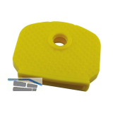 Kennkappe f�r Zylinderschl�ssel Kunststoff gelb