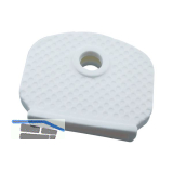 Kennkappe f�r Zylinderschl�ssel Kunststoff wei�