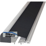 Fingerschutz FSR 6000 Quick,1925 mm,Aluminium silber eloxiert,Kunstfaser schwarz