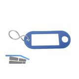 Schl�sselanh�nger - mit Aufh�ngeloch, Kunststoff blau