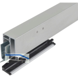 PLANET T�rdichter SN-RD f�r Schiebet�ren, 1425 mm, rechts, Aluminium natur