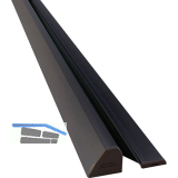 ATHMER Fingerschutz NR-32 UniSafe 2000mm, Alu anthrazitgrau, Kunstfaser schwarz