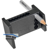 PLANET Anreisshilfe inkl. Bleistift, Kunststoff schwarz