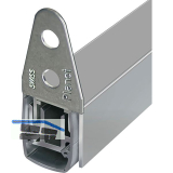 PLANET T�rdichter MF-FH-RD, 835 x 19,8 x 20 mm, einseitig, Aluminium natur