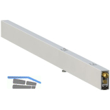 T�rdichter 1773ACU, Breite 13 mm, H�he 28,5 mm, L�nge 1222 mm, Aluminium natur