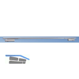 GEZE Gleitschiene R-ISM, wei� RAL 9016