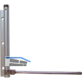Stangent�rschlie�er, Hebell�nge 175 mm, f�r T�ren bis 40 kg, Alu silber eloxiert