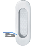 FSB Schiebet�rmuschel 42 4215 oval 35 x 105 mm, Aluminium silber eloxiert