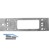 GEZE Montageplatte f�r TS 3000 V, schwarz