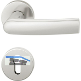 FSB Dr�ckergarnitur 12 1015 ASL auf Rosette PZ, silber eloxiert