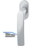 FSB Fenstergriff 34 1015 ovale Rosette, Edelstahl matt