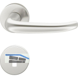 FSB Dr�ckergarnitur 12 1023 ASL auf Rosette BB, silber eloxiert