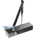 DORMAKABA T�rschlie�er TS 73 V mit Flachgest�nge, EN 2-4, silber