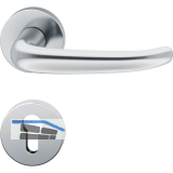 FSB Dr�ckergarnitur 12 1023 ASL auf Rosette PZ, Edelstahl matt