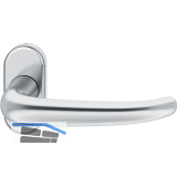 FSB Rahment�rdr�cker 09 1023 Hochhaltefeder B ovale Rosette Edelstahl matt