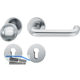 FSB Objekt Wechselgarnitur 72 1070 AGL auf Rosette PZ, rechts, Edelstahl matt