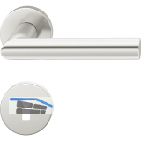 FSB Dr�ckergarnitur 12 1076 ASL auf Rosette BB, silber eloxiert