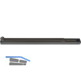 GEZE Gleitschiene, TS 3000/5000, dunkelbraun