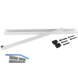 GEZE Gleitschiene BG, f�r TS 3000/5000 L, wei� RAL 9016