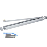 GEZE Gleitschiene TS 5000 ECline, integrierte �ffnungsunterst�tzung, silber