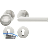 FSB Wechselgarnitur 12 1076 ASL auf Rosette PZ, Knopf drehbar, silber eloxiert