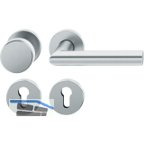 FSB Feuerschutz Wechselgarnitur 76 1076 AGL �NORM PZ, rechts, Edelstahl matt