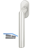 FSB Fenstergriff 34 1076 ovale Rosette, Aluminium silber eloxiert