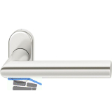 FSB Rahment�rdr�cker 09 1076 Hochhaltefeder B ovale Rosette Aluminium silber