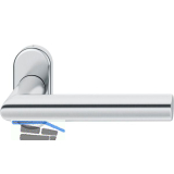 FSB Rahment�rdr�cker 09 1076 Hochhaltefeder B ovale Rosette Edelstahl matt