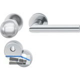 FSB Haust�rwechselgarnitur 12 1076 mit Kernziehschutz, Edelstahl matt