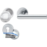 FSB Haust�rwechselgarnitur 12 1076, Edelstahl matt