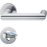 FSB Dr�ckergarnitur 12 1016 ASL auf Rosette PZ, Edelstahl matt