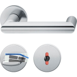 FSB Dr�ckergarnitur 12 1016 ASL auf Rosette WC DIN, Edelstahl matt