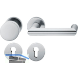 FSB Wechselgarnitur 12 1016 ASL auf Rosette PZ, Knopf fest, Edelstahl matt