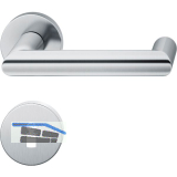 FSB Objekt Dr�ckergarnitur 72 1016 AGL auf Rosette BB, Edelstahl matt