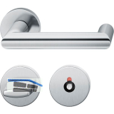 FSB Objekt Dr�ckergarnitur 72 1016 AGL auf Rosette WC, Edelstahl matt