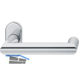 FSB Rahment�rdr�cker 09 1016 Hochhaltefeder B ovale Rosette Edelstahl matt