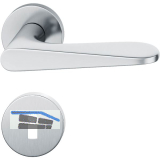 FSB Dr�ckergarnitur 12 1144 ASL auf Rosette BB, Edelstahl matt