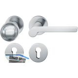 FSB Wechselgarnitur 12 1021 ASL auf Rosette PZ, Knopf drehbar,links, Edelstahl